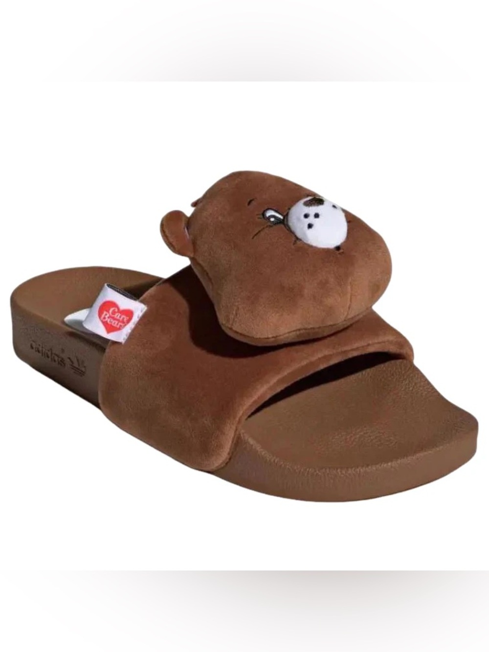 New release ! adidas - (WMNS) adidas x Care Bears Adilette Slides 'Brown'